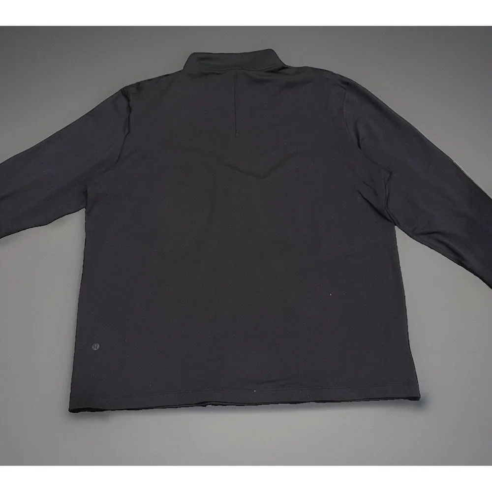 Lululemon Chicago White Sox Soft Jersey Half Zip Black Men's XL Gym Performance